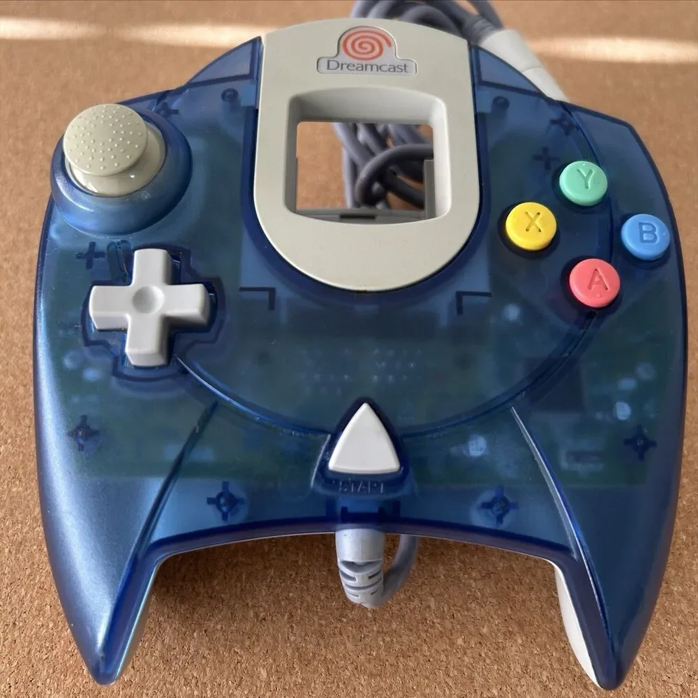 SEGA Dreamcast - OEM Blue Controller HKT-7700 - Excellent Condition
